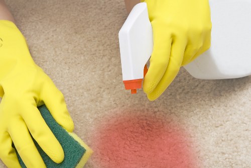 Customer service team handling a carpet cleaning complaint professionally